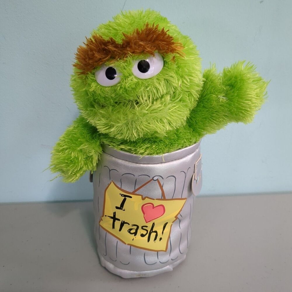 Sesame Street OSCAR THE GROUCH 12" plush Sesame Place 2017